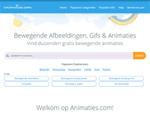 Tablet Screenshot of animaties.com